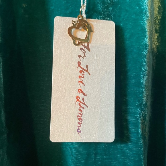 NWT For Love & Lemons Viva Velvet mini dress. Size S - Picture 5 of 7